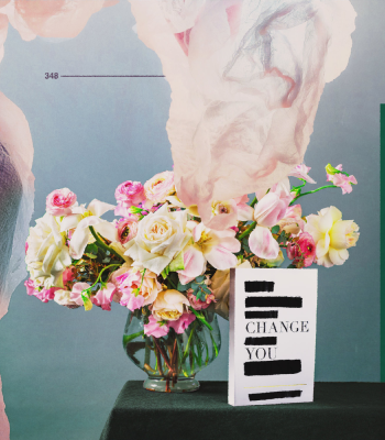 Flowers in vase on the table